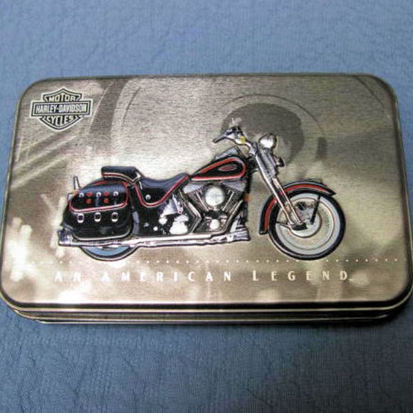 H-D PLAYING CARDS, HARLEY NOTE HOLDER, VINTAGE NEVER USED OFFICIAL HARLEY ITEMS - Picture 6 of 9